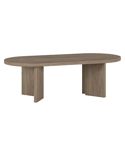 Hudson & Canal Alma 48" Wide Oval Coffee Table