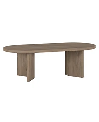 Hudson & Canal Alma 48" Wide Oval Coffee Table