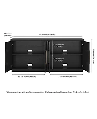 Hudson & Canal Tillman 68" Rectangular Buffet Table