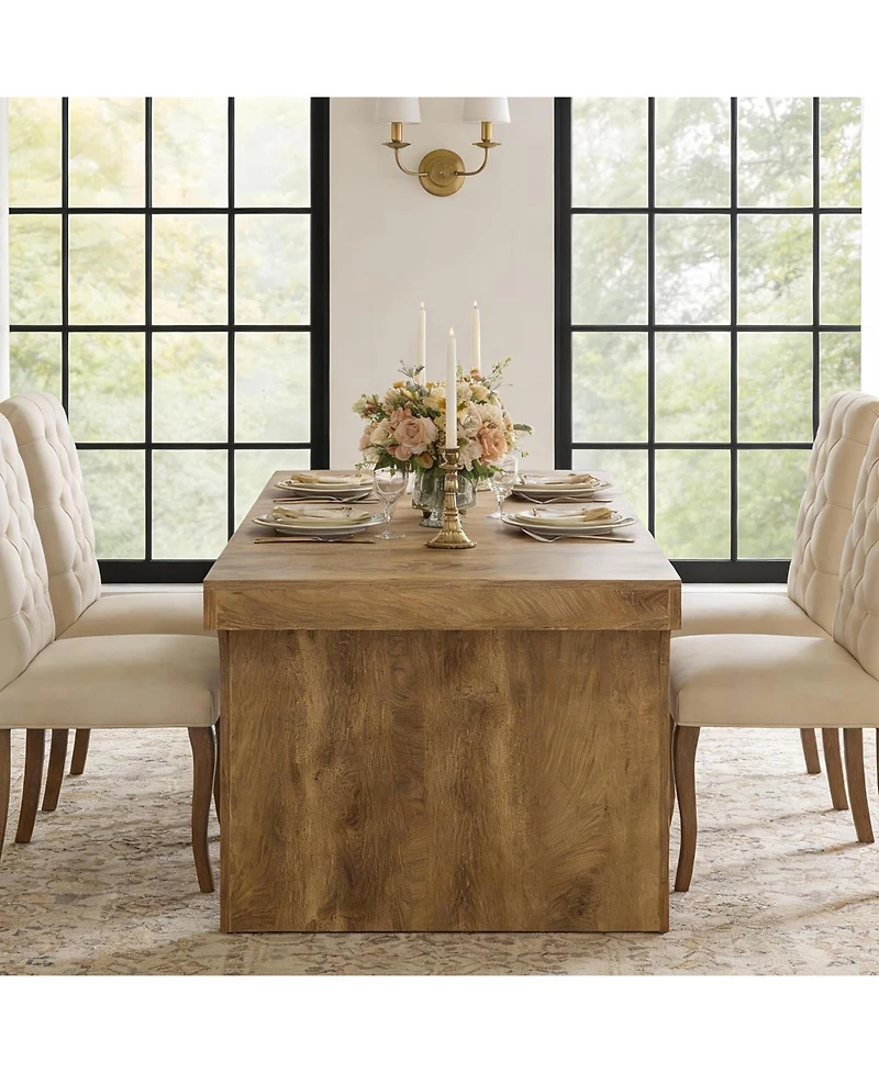 Tribesigns Large Dining Table for 6-8 People, 70.9" Long Wooden Kitchen Dinner Table