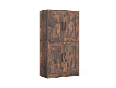 Slickblue 43.5 Inch Bathroom Storage Cabinet with Doors and Shelves