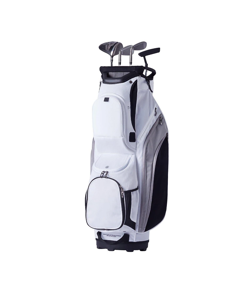 Mecale Golf Cart Bag, 14-Way Divider Top, 36", 13 Pockets, Premium Nylon, Handles, Dust Cover & Detachable Straps.