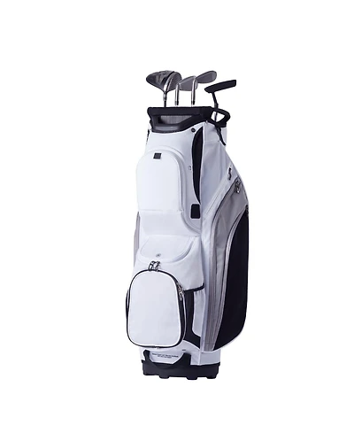 Mecale Golf Cart Bag, 14-Way Divider Top, 36", 13 Pockets, Premium Nylon, Handles, Dust Cover & Detachable Straps.