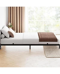 gaomon Twin-xl Metal Bed Frame 6 Inch Heavy Duty Steel Slats Platform Under Storage Noise-Free No Box Spring Easy Assembly