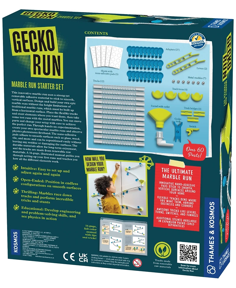 Thames & Kosmos Gecko Run Marble Run Starter Set
