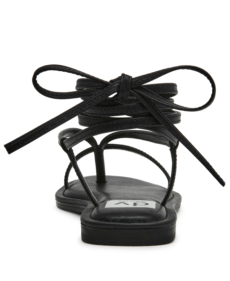 Dv Dolce Vita Women's Jipsy Strappy Lace-Up Gladiator Flat Sandals
