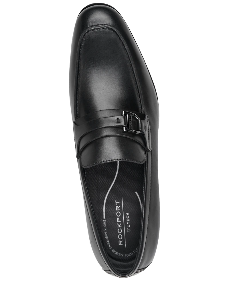 Rockport Men's Carlo Almond Toe Slip-On Dress Loafers