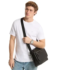 Michael Kors Men's Leather Flight Messenger Bag
