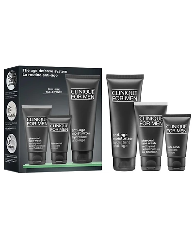 Clinique 3-Pc. Men's The Age Defense System Anti-Aging Skincare Set