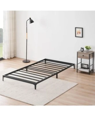 Gaomon 6 Inch Low Bed Frame With Steel Slat Support Low Profile Full Metal Platform Bed Frame No Box Spring Needed Mattress Foundation