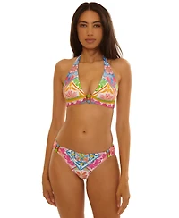 Becca Women's Printed Hipster Swim Bottoms