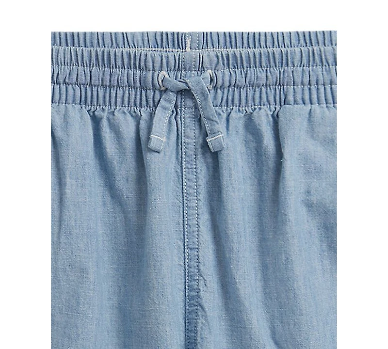 Polo Ralph Lauren Boys' 8-20 Big-Fit Cotton Chambray Shorts