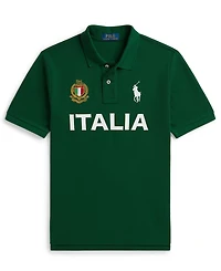 Polo Ralph Lauren Boys' 8-20 Italy Cotton Mesh Shirt