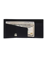 Conceal Plus Men's Card Blocr Slim Rfid Blocking Credit Wallet Black Pu Leather