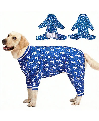 Aronkl Large Dog Comfortable Pajamas for Recovery and Sleep