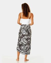 Anne Cole Women's Tie-Front Swim Cover Up Pareo
