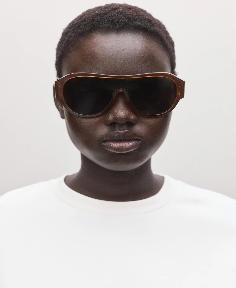 Mango Women's Short-Sleeved Cotton T-Shirt