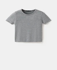 Mango Women's Studded Knitted Sweater