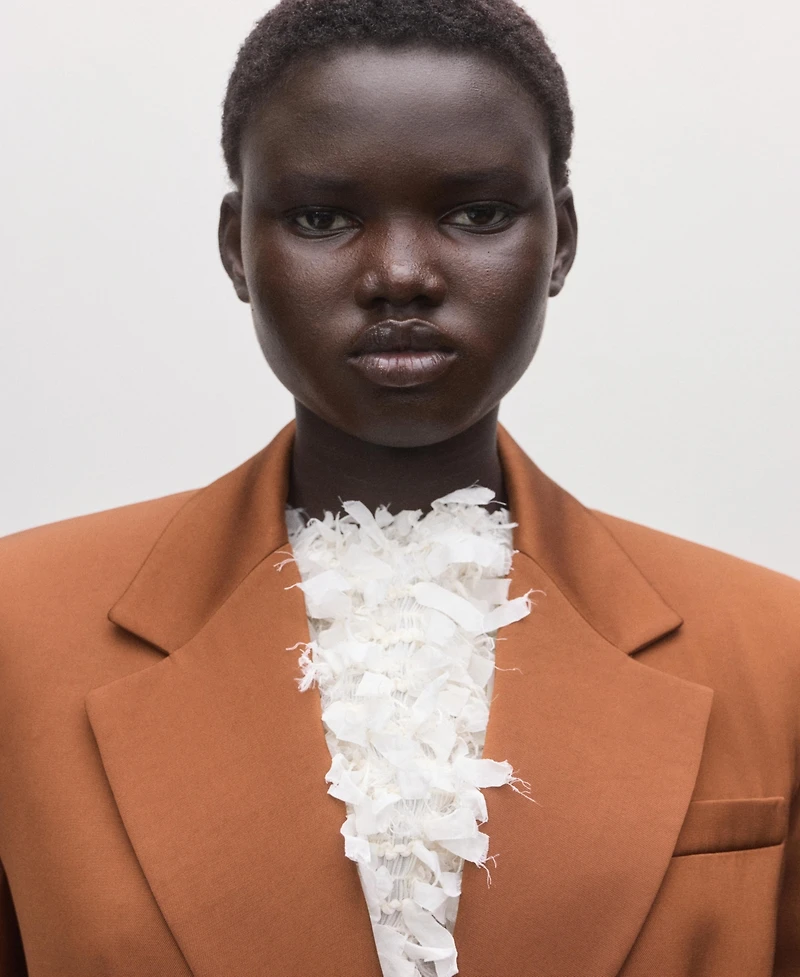 Mango Women's Double-Breasted Suit Blazer