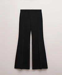 Mango Women's Mid-Rise Flare Pants