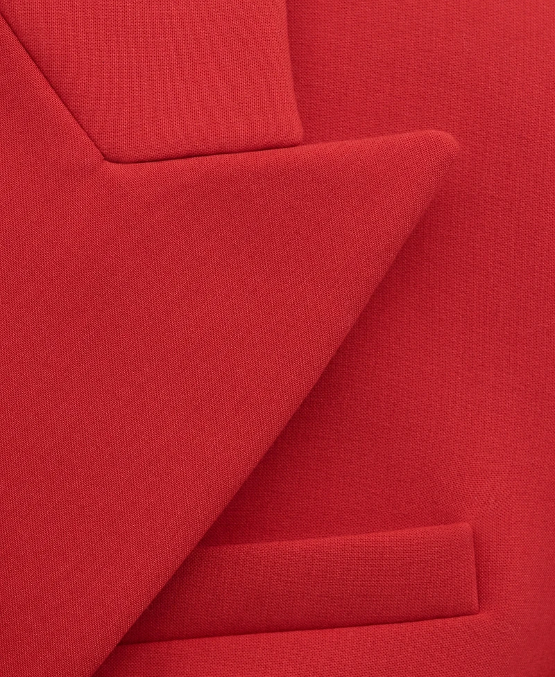 Mango Women's Fitted Double-Breasted Blazer