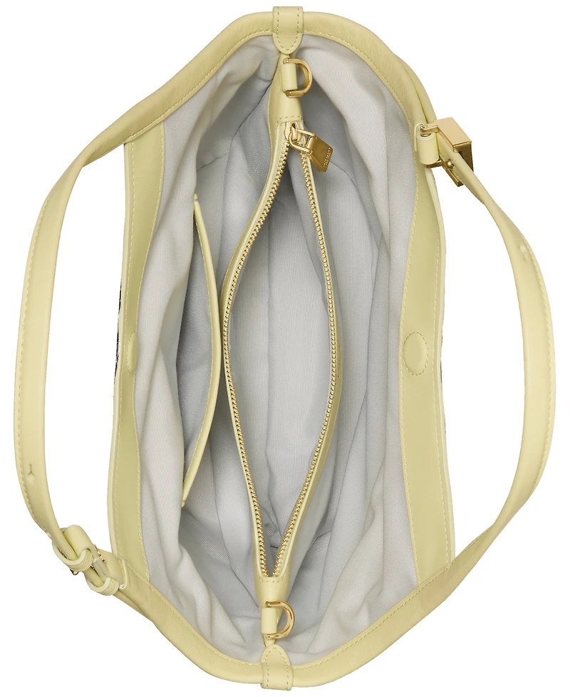 kate spade new york Leather Deco Embossed Medium Tulip Tote Bag