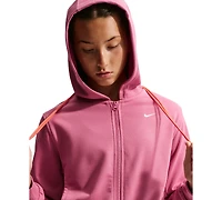 Nike Big Girls Pro Fleece Dri-fit Full-Zip Hoodie