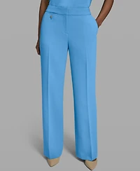 Karl Lagerfeld Paris Women's Flare Front-Zipper Pants