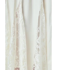 endless rose Women's Lace Satin Maxi Dress