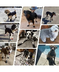 Aokown Large Dog Boots - Anti-slip, Durable, Comfortable, Stylish