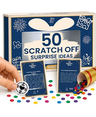 Quokka 50 Date Night Ideas – 50 Scratch-Off Romantic Couple Gifts – Unique Couples Game