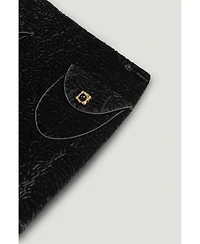 Nocturne Women's Textured Velvet Mini Skirt