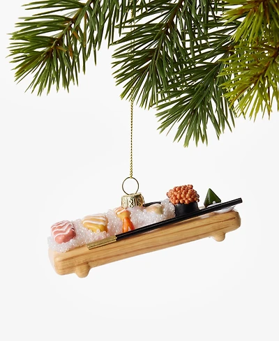 Holiday Lane Foodie & Spirits Sushi Tray Ornament, Macy's Exclusive