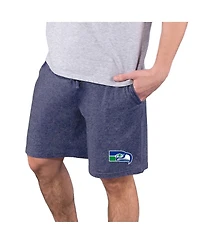 Concepts Sport Men's College Navy Seattle Seahawks Quest Knit Jam Shorts