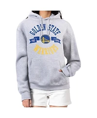 G-iii 4Her by Carl Banks Women's Heather Gray Golden State Warriors City Pullover Hoodie