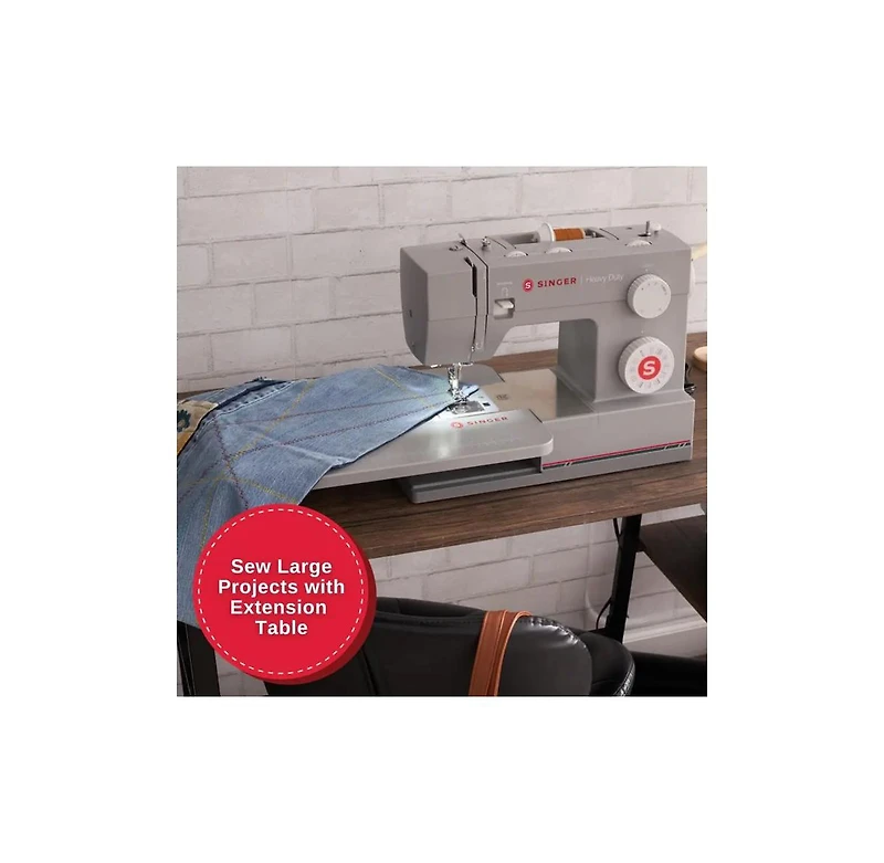 Singer Heavy Duty Sewing Machine with Extension Table