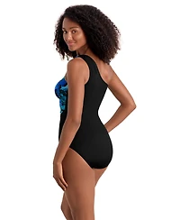 ShapeSolver Women's One-Shoulder One-Piece Swimsuit