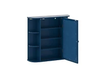 Slickblue Wall Bathroom Mirror Cabinet with Built-In Storage Shelves