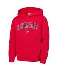 Champion Big Boys and Girls Red Illinois State Redbirds Campus Pullover Hoodie