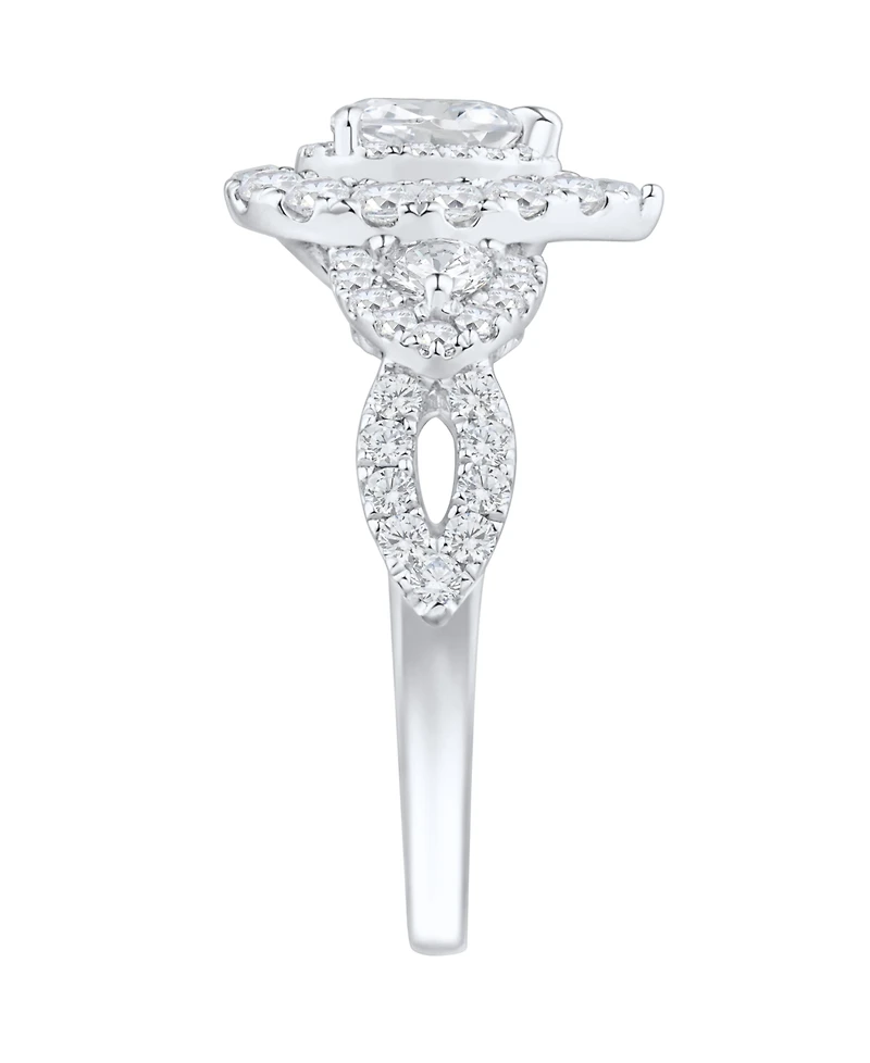 Macy's Diamond (1-1/2 ct. t.w.) Engagement Ring in 14k White Gold