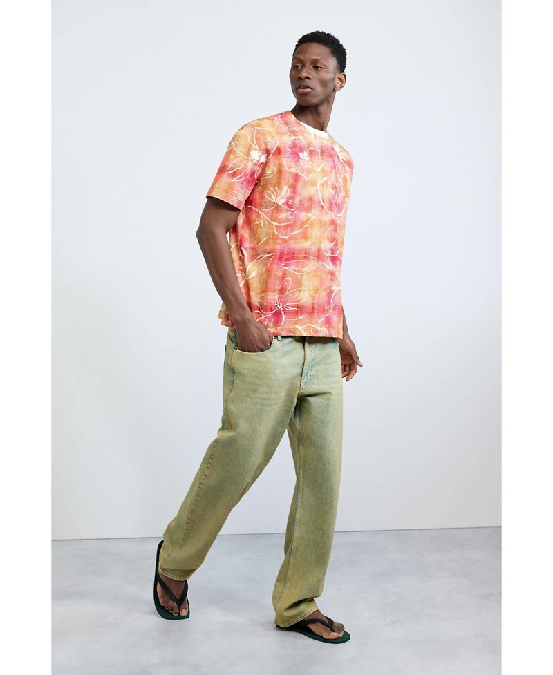 Desigual Men's T-shirt arty print