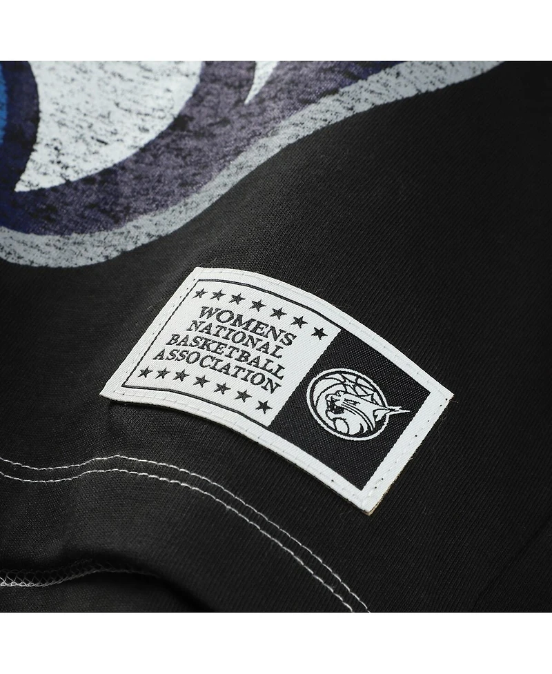 New Era Women's White Minnesota Lynx Team Split Cropped Boxy T-Shirt