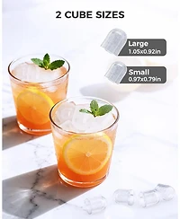 Antarctic Star Portable Countertop Ice Maker, Fast Production with 2 Ice Sizes & Self-Cleaning