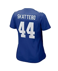 Nike Women's Cam Skattebo Royal New York Giants Team Game Player Jersey