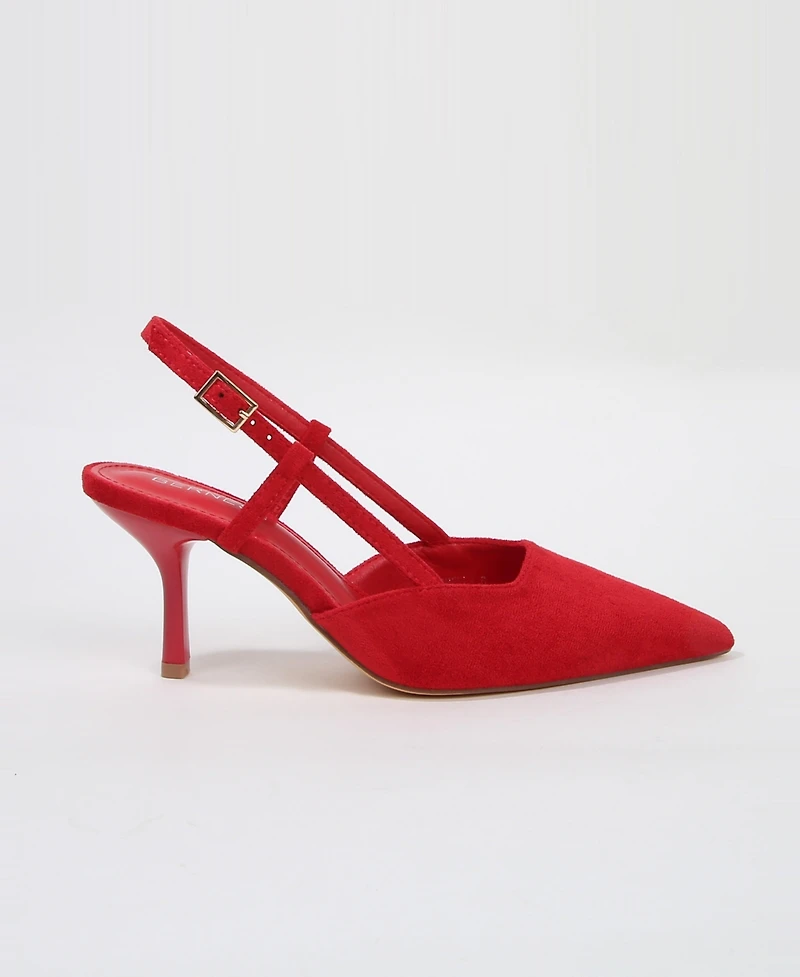 Berness Women 's Carmella Pointed Toe Slingback Heels