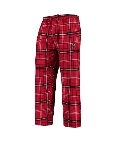 Concepts Sport Men's Red/Black Texas Tech Red Raiders Ultimate Flannel Pants