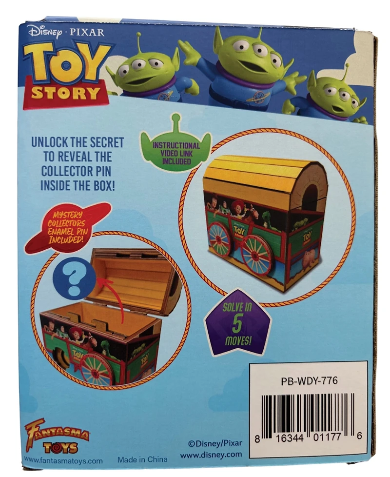 Fantasma Disney Toy Story Wooden Puzzle Box Andy's Toy Chest