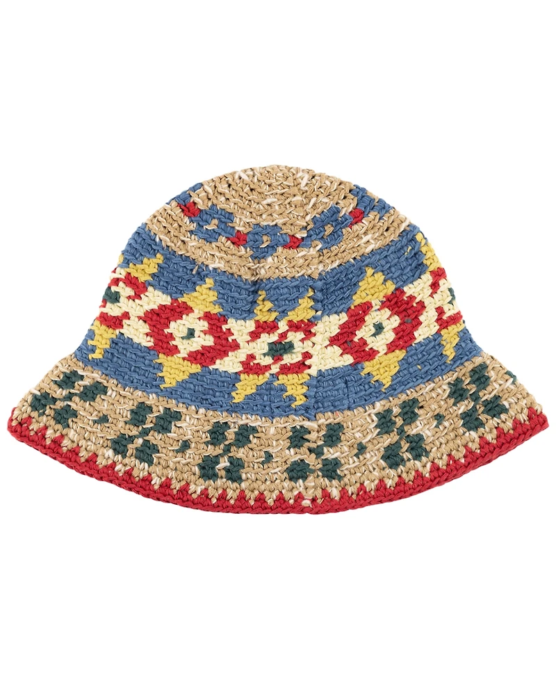 Polo Ralph Lauren Men's Textured Fairisle Crochet Bucket Hat