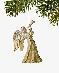 Holiday Lane Blessed Glittered Angel Ornament, Macy's Exclusive