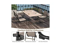 Slickblue Patio Furniture Chair Set of 4 with Ventilated Seat